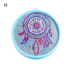 Load image into Gallery viewer, DIY Diamond Painting Lamp Creative Holiday Retro Art Luxury Table Lamps Night Light Bedroom Desk Lighting Home Decoration

